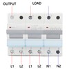 400VAC Dual Power Manual Transfer Switch 35mm DIN Rail Mount