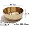 Utensils Masters Kansa/Bronze Solid Bowl - 150 Ml, 2 Piece,
