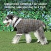 UNIPUP Plaid Dog Shirt for Small Dogs, Summer and Fall