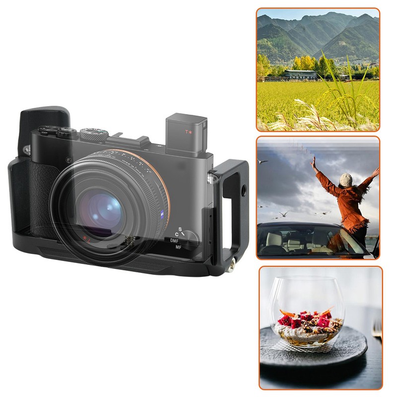 Metal Quick Release L plate Vertical Hand Grip Holder for