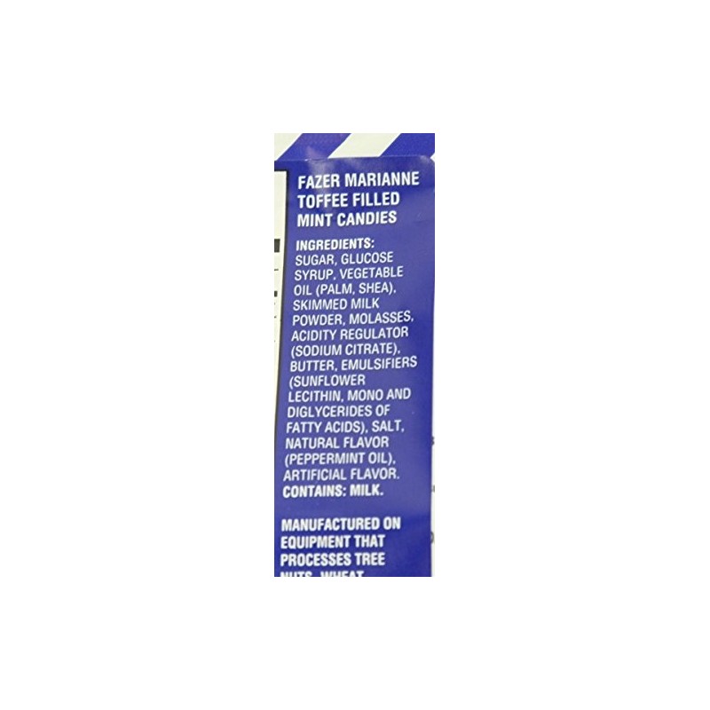 Fazer Marianne Toffee Filled Mint Candy 7.76-ounce (220g) Bag