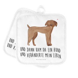 Mr. & Mrs. Panda Pot Holder Dog Great Dane Gift, Animal Lover, Oven Glove, Pot Holder Set of 2, Dog Mum, Dog Motif, Dog Breed, Heart