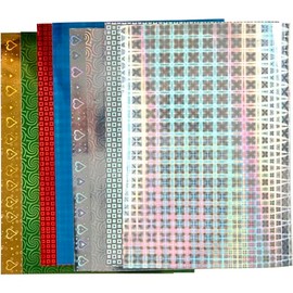 Creativ 449470 Holographic Paper, A4 21x30 cm, 120 g, 8asstd Sheets
