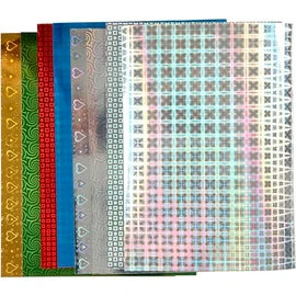 Creativ 449470 Holographic Paper, A4 21x30 cm, 120 g, 8asstd Sheets