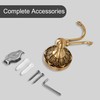 WNABATH Brass Toilet Paper Holder Towel Hook Bar Set, Antique