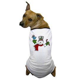 CafePress Frosty and Bird Dog T Shirt Dog T-Shirt, Pet Clothing, Funny Dog Costume
