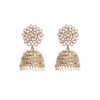 Jhumka Jhumki Indian Jewelry Earrings by Boutique De Luxe, Rose Gold Stones, Indian Earrings For Women, Indian Earrings, Bollywood Jewelry For Women, Party Fashion Wear for Weddings and Parties