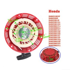 For HONDA NEW PULL START RED RECOIL COVER FOR HONDA GX120 GX160 & GX200 fit 5.5 HP 6.5 HP