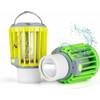 Albrillo 2 PACK Camping Lantern Flashlight Bug Zapper 4-in-1 Rechargeable