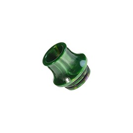Armerah Cone 810 Drip Tip eCig Mouthpiece Short/Big Epoxy Resin Single Green
