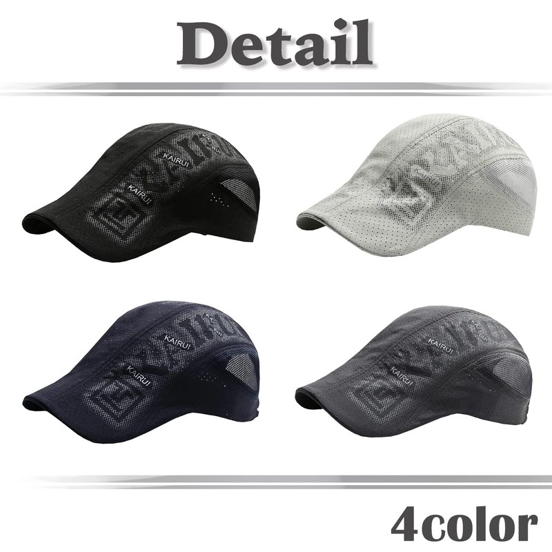 WHITE FANG CA465 Men's Mesh Hunting Hat, Sports, Running, Lightweight,