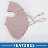 A ABSOPRO Adjustable Full Face Mask Adjustable 7.09" Windproof Face