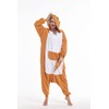 LACOLOCA Kangaroo S Animal Adult Onesie Unisex One-Piece Cosplay Costume