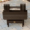 highwood Folding Adirondack Side Table, Weathered Acorn
