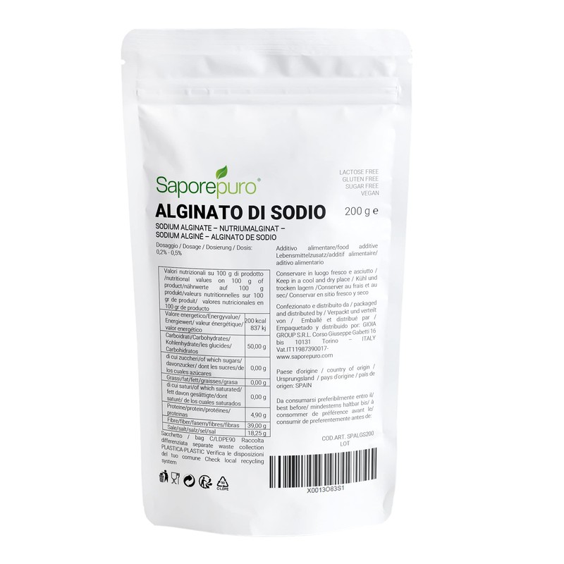 Sodium Alginate - Food Thickener and Gelling Agent - High