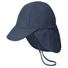 MaxNova - Sombrero de sol para bebé, UPF 50+ para niños y niñas de 0 a 4 años, marino, 2-4 Años