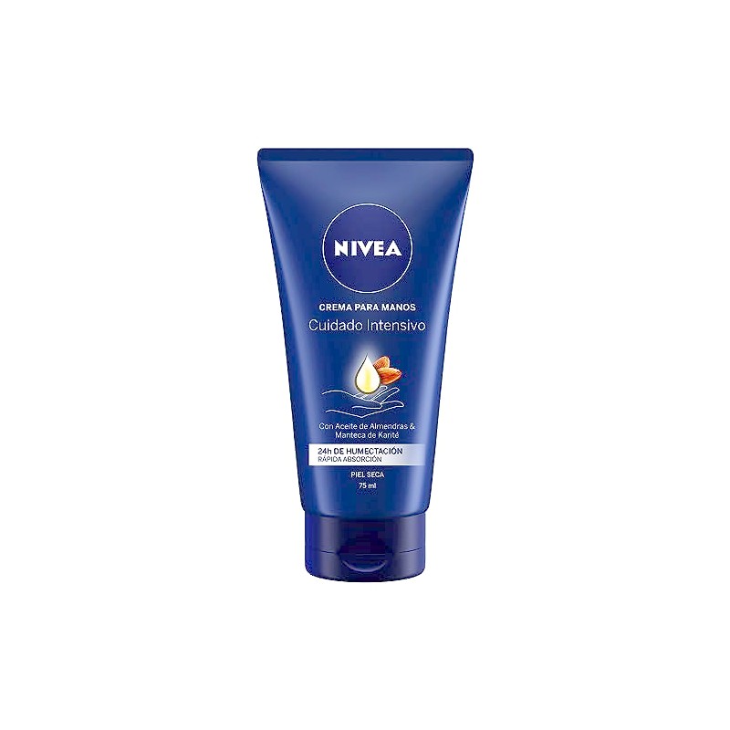 NIVEA Crema Para Manos Piel Seca con Aceite de Almendras,