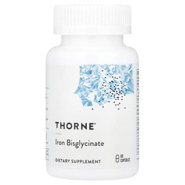 Thorne (Thorne Research), Iron Bisglycinate, 60 Capsules (25mg per capsule) / Thorne (쏜리서치), 철분 비스글리시네이트, 60캡슐(캡슐 1정당 25mg)