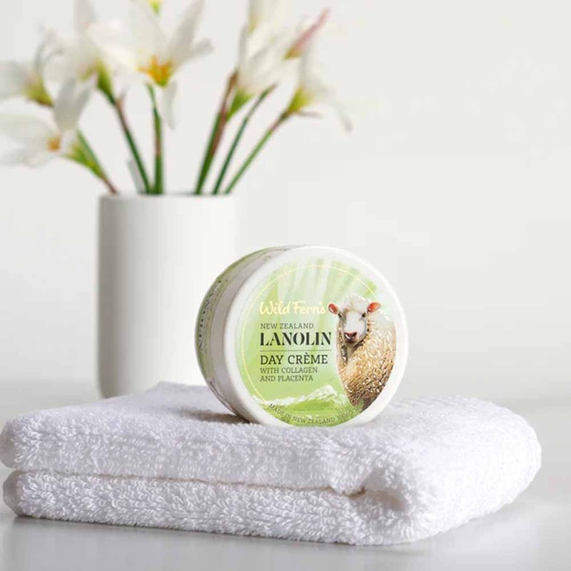 Wild Ferns-Lanolin Day Creme with Collagen & Placenta 100g