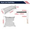 Promrmr 00752387 Dryer Lint Screen Filter Assembly Compatible with Bosch