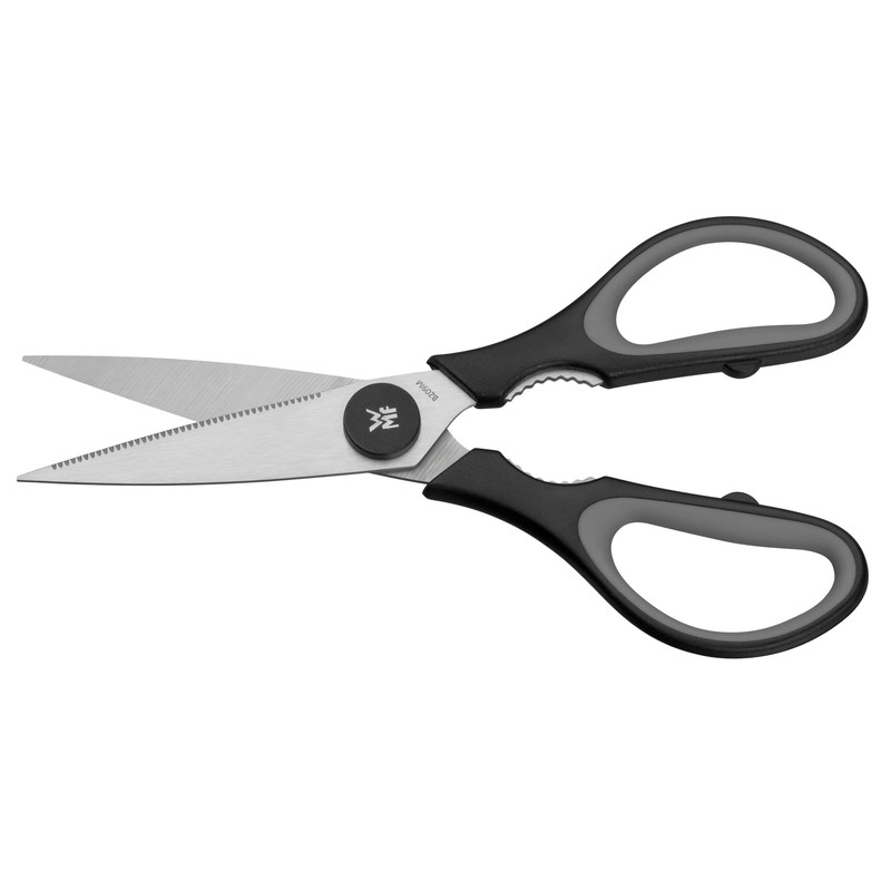 WMF “Touch” Kitchen Scissors, Stainless Steel, Lagoon Blue, Ergonomic Shape