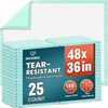 BIGGMED Heavy Duty Disposable Bed Pads 48" x 36" 25