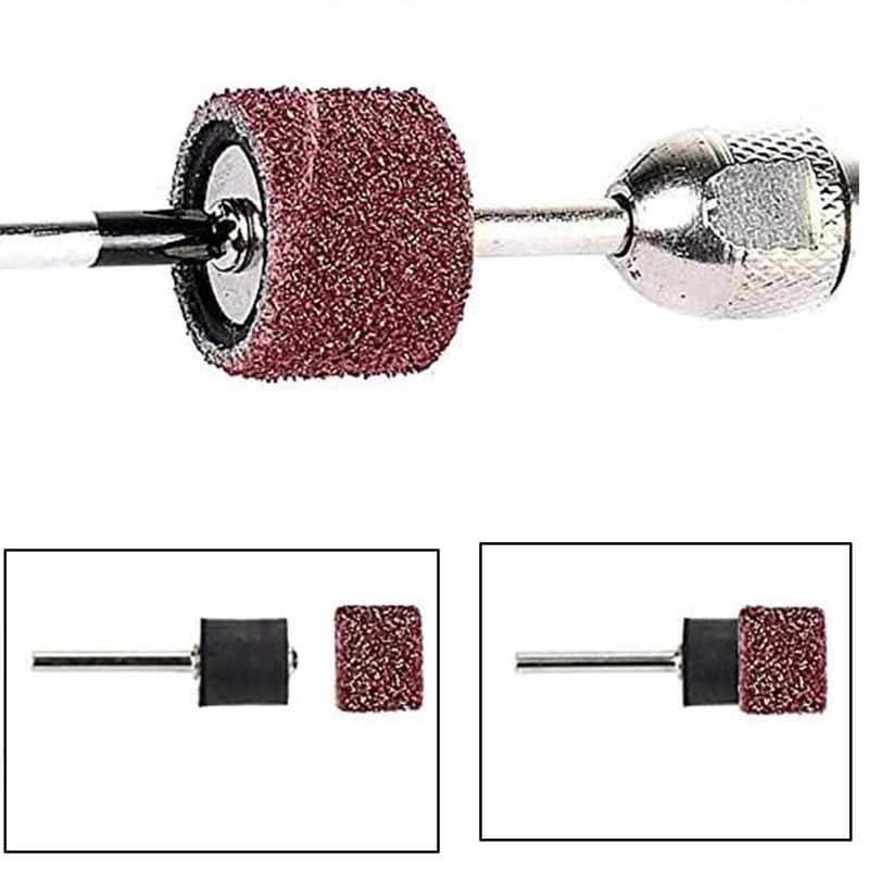 Sanding Sleeve Set with 144 Sanding Sleeves Bands and 6