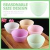 Lurrose 5 Piezas Cuenco de Silicona Mediano para Mascarillas Diy,