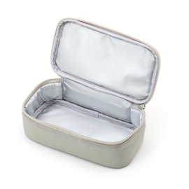 Miyoshi Seisakujyo GEL-COOL Gel Cool Exclusive FIT Cold Insulated 1-Tier Lunch Box Case Lunch Box Case Cooler Lunch Bag Gray W 8.1 x D 4.5 x H 2.6 inches (20.5 x 11.5 x 6.5 cm) (Compatible Variety: