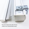Zebra Shades Mounting Brackets 4 Pack - Heavy Duty Metal