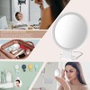 LSCSJUNS 30X Magnifying Mirror with Light 360° Rotating Lighted Makeup