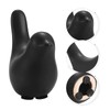 VORCOOL Set of 2 Black Ceramic Bird Figures Set, Modern