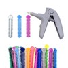 41 Stück Kieferorthopädische Ligatur-Bänder Zahnspange Gummibänder Bunt O-Ring Kit