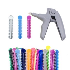 41 Stück Kieferorthopädische Ligatur-Bänder Zahnspange Gummibänder Bunt O-Ring Kit