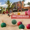 TELURY Bocce Ball Set 100mm Regulation Size and Weight for
