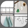 Ymapinc 60pcs Small Curtain Track Hooks, Metal S Shaped Curtain