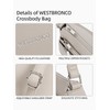 WESTBRONCO Crossbody Bags for Women, Medium Size Shoulder Handbags, Satchel