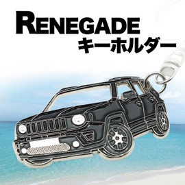 MO FACTORY Jeep Renegade Key Holder, Accessory, Key Ring, Goods, Interior, Custom Key Accessory, Black