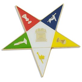 Order of the Eastern Star Masonic Auto Emblem - 3" Tall