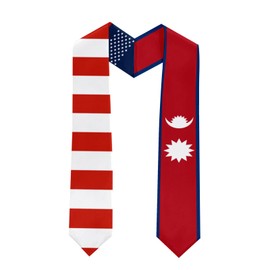 Nepal Graduation Stole Graduation Sash Scarf Graduation Gift for Nepal International Student