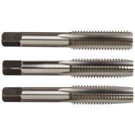 Alfa Tools CSHTS70537 3/8-24 Carbon Steel Hand Tap Set Taper/Plug/Bottom