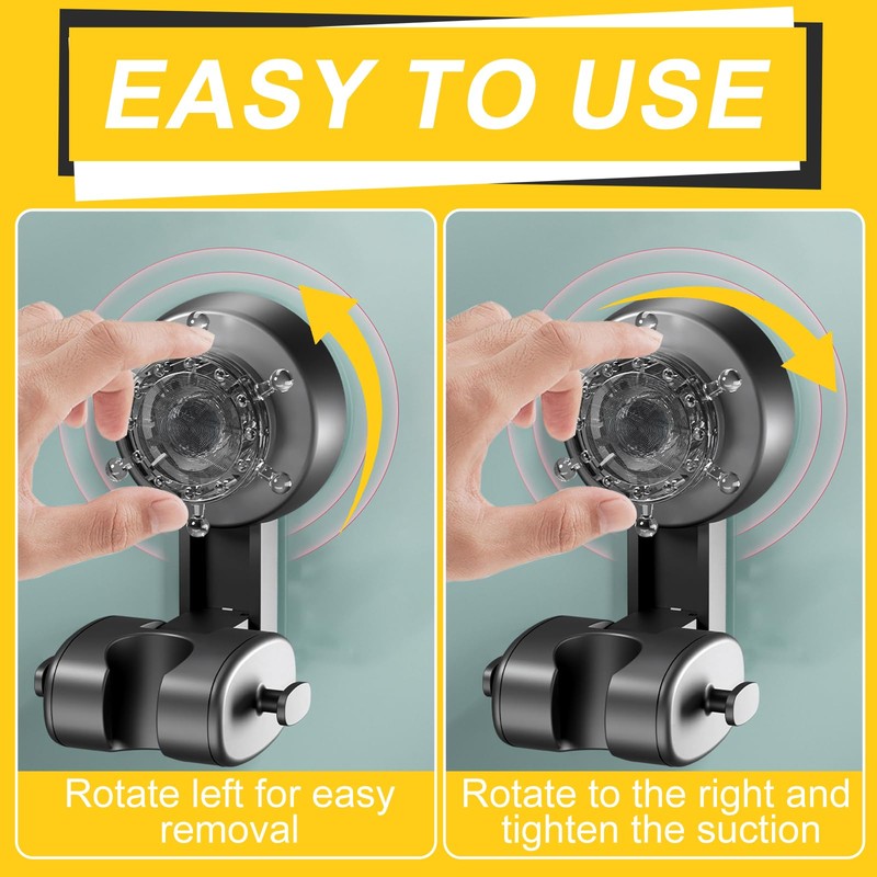Shower Head Holder Suction Cup, Shower Head Holder, Universal Shelf