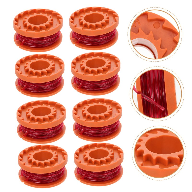 KONTONTY 16pcs Professional Mower Line String Trimmer Line for Gas