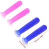 2Pcs Blue Handy Silicone Soft Contact Lenses Small Suction Cups