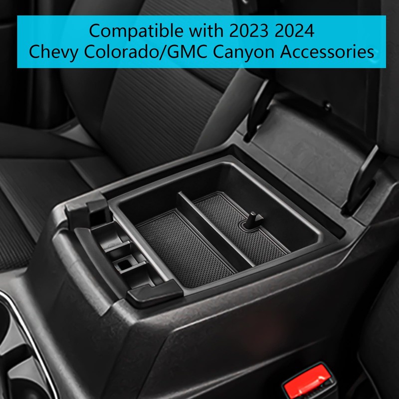 EDBETOS Center Console Organizer Compatible with 2023 2024 Chevy Colorado/GMC