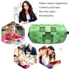 YCVBCY Anime Pencil Case, Double Zip Kids Large Capacity Pen