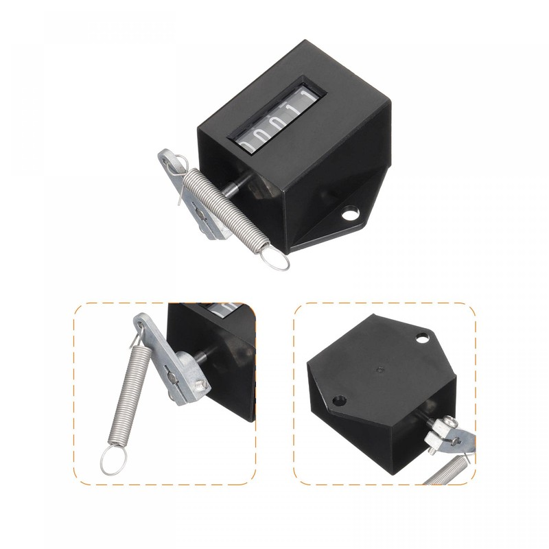 uxcell Manual Tally Counter with Spring, 5 Digit Tally Counter