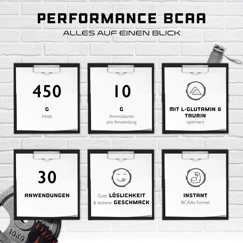 BCAA 450 g Powder - Instant BCAAs + L-Glutamine +