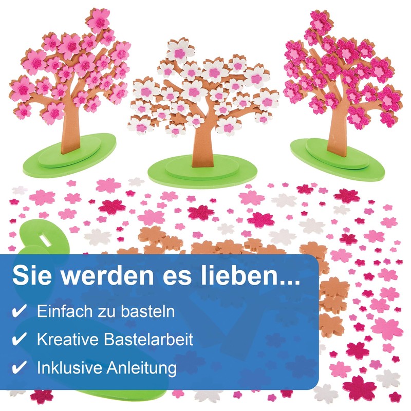 Baker Ross FX950 Spring Blossom Tree Craft Kits - Pack