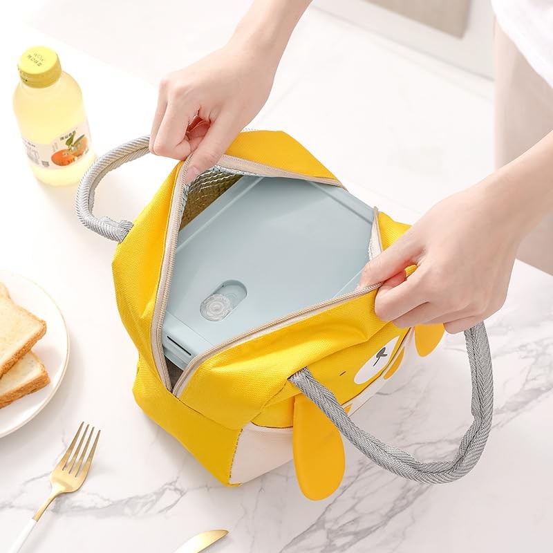 Portable Insulated Thermal Cooler Cartoon Lunchbox Tote Picnic Bento Storage